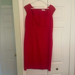 Red Calvin Klein Dress